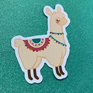 ⭐️人気⭐️アルパカのステッカー　アニマル　Alpaca Sticker(車外アクセサリ)