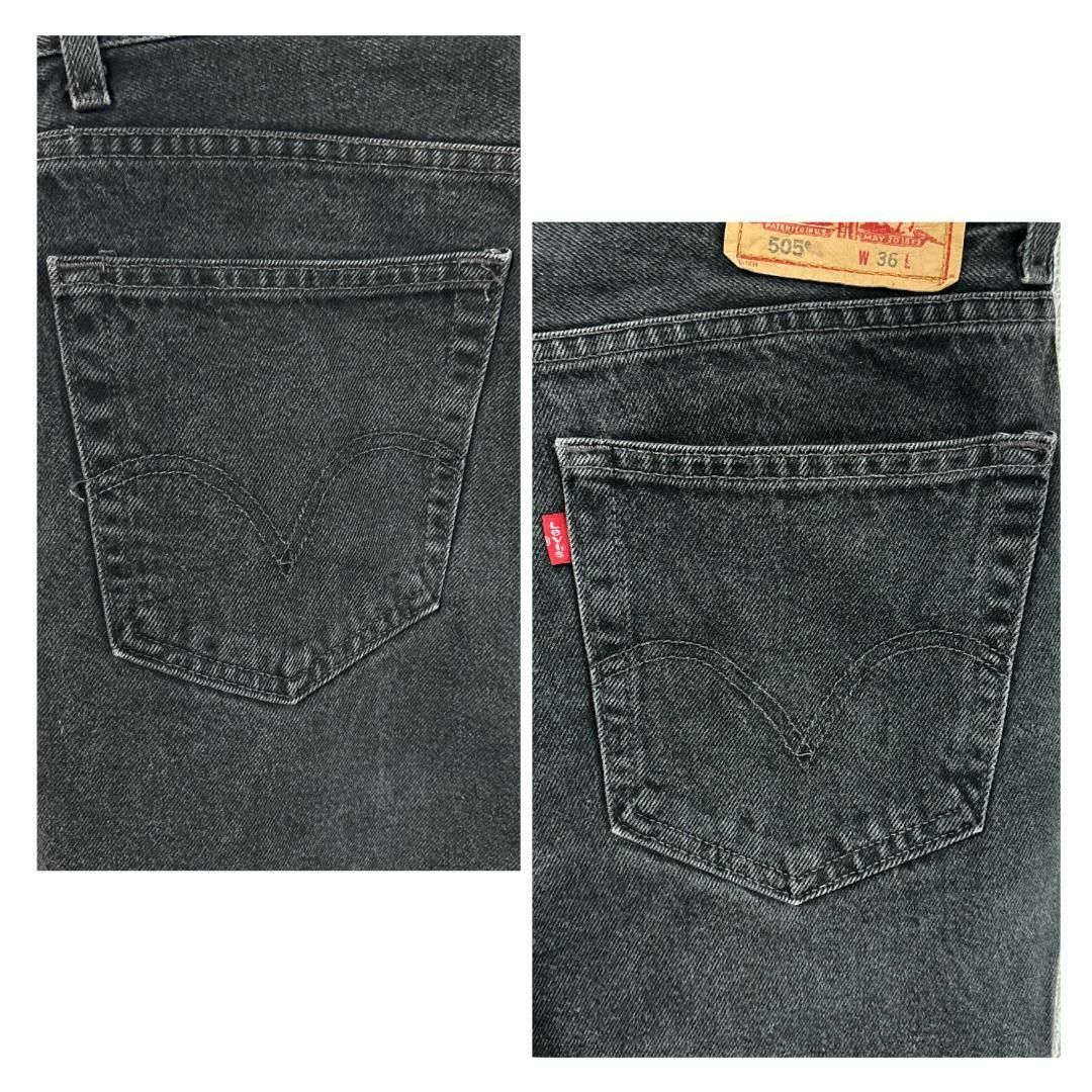 Levi's(リーバイス)のリーバイス505 W36 ブラックデニム ショートパンツ 黒 00s 8289 その他のその他(その他)の商品写真