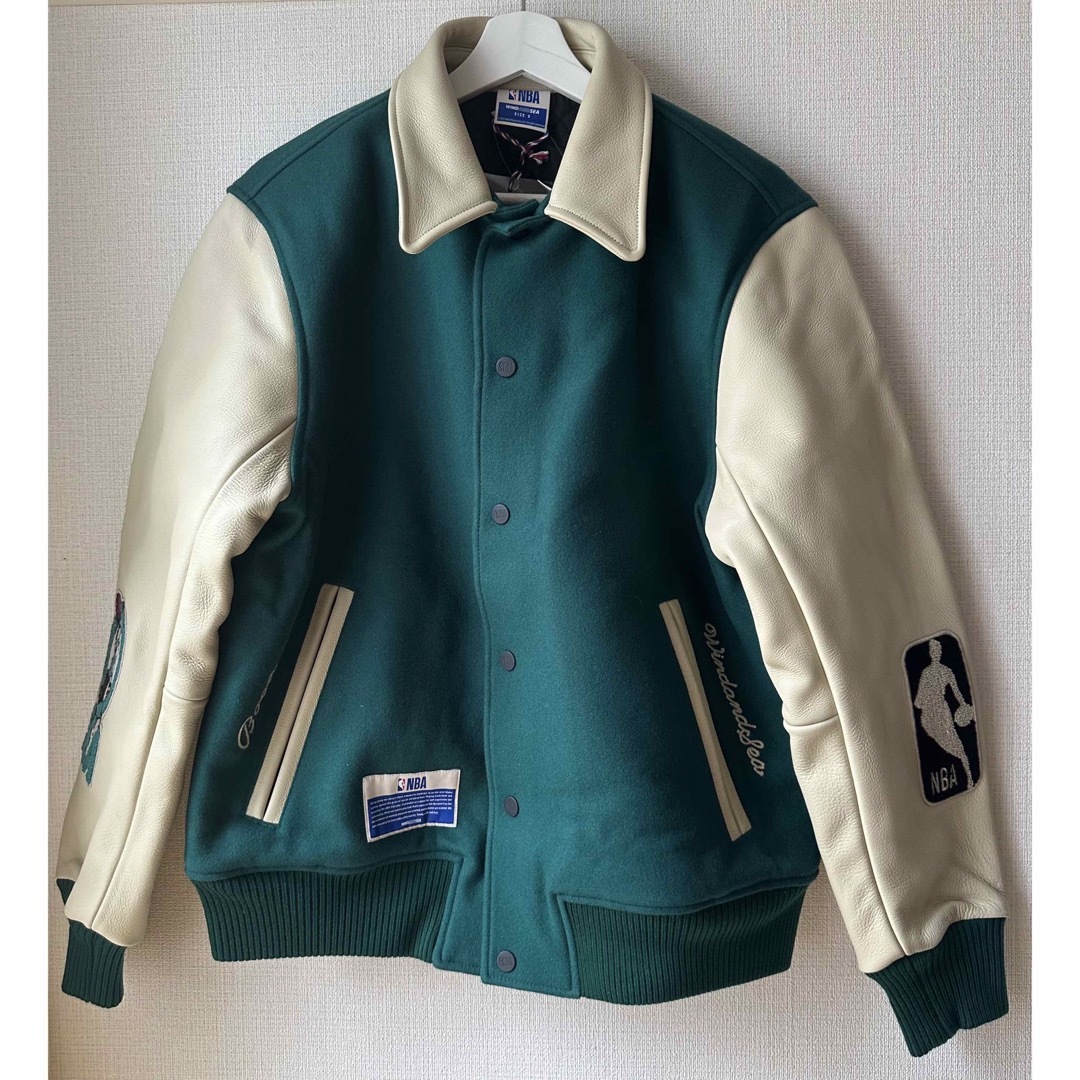 WIND AND SEA(ウィンダンシー)のwind and sea nba varsity jacket boston メンズのジャケット/アウター(スタジャン)の商品写真