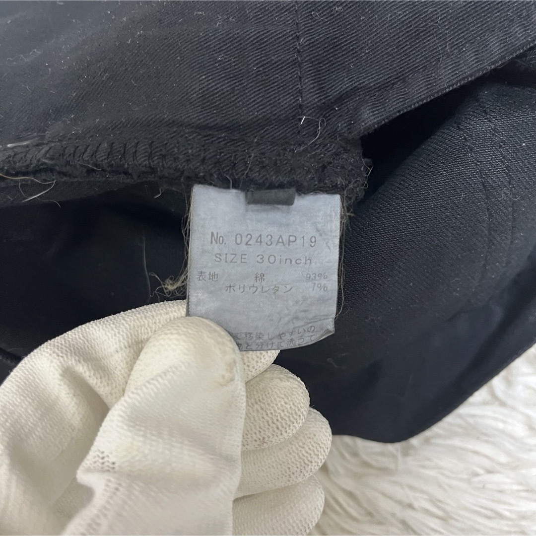 HYSTERIC GLAMOUR(ヒステリックグラマー)の良品 ヒステリックグラマー デニム スキニー 黒 カモフラ ストレッチ 日本製 メンズのパンツ(デニム/ジーンズ)の商品写真