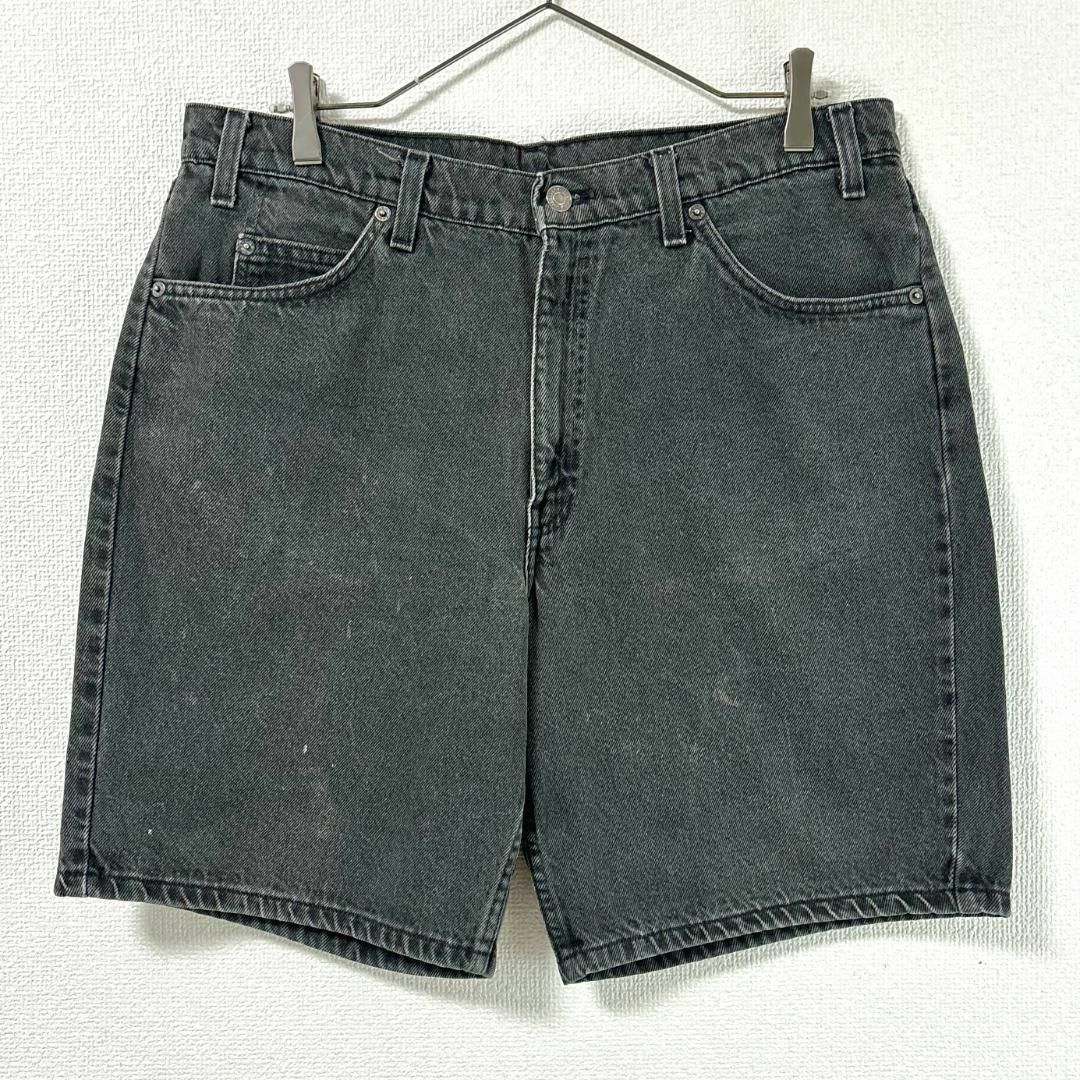 Levi's(リーバイス)のリーバイス550 W36 ブラックデニム ショートパンツ 黒 90s 8290 その他のその他(その他)の商品写真