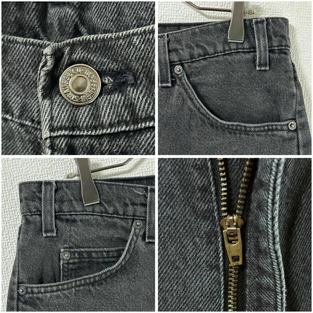 Levi's(リーバイス)のリーバイス550 W36 ブラックデニム ショートパンツ 黒 90s 8290 その他のその他(その他)の商品写真