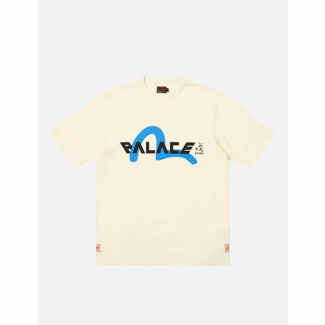 EVISU(エビス)のPALACE x EVISU コントラスト ロゴプリント TEE (XL) メンズのトップス(Tシャツ/カットソー(半袖/袖なし))の商品写真