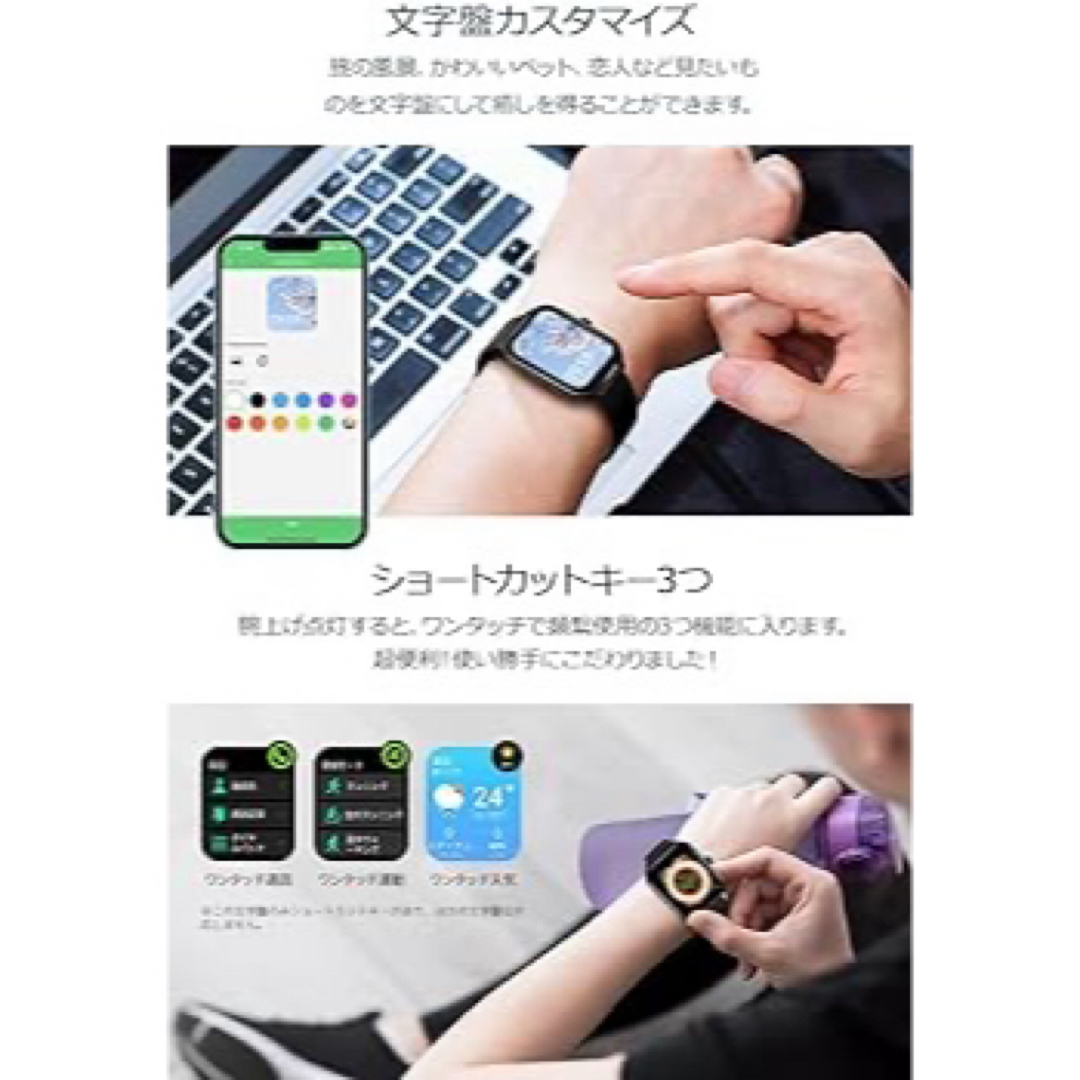 新品 B09 TALKBAND スマートウォッチ 腕時計 多機能 防水 メンズの時計(腕時計(デジタル))の商品写真