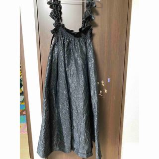 Bibiy. MIMI RIBBON SKIRT ビビィーリボン肩紐スカート(ロングスカート)