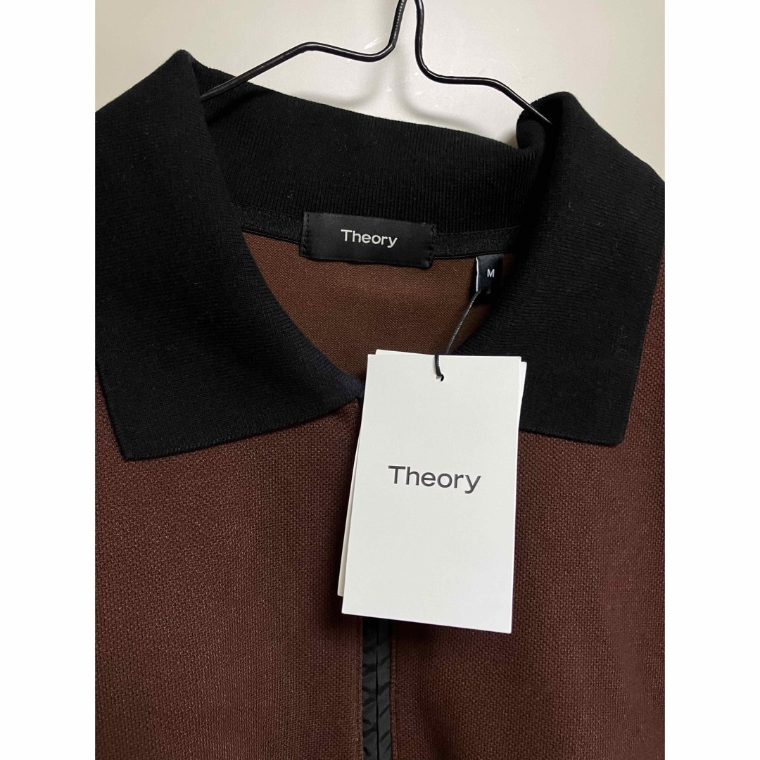 theory(セオリー)の新品未使用、タグ付き。theory メンズ ポロシャツ ハーフジップ メンズのトップス(ポロシャツ)の商品写真