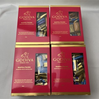 ゴディバ(GODIVA)のゴディバ　ナポリタン　新品　4箱　セット　チョコ　コストコ　チョコレート(菓子/デザート)