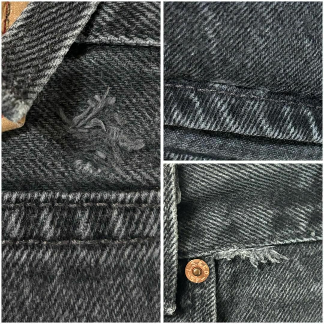 Levi's(リーバイス)のリーバイス550 W38 ブラックデニム ショートパンツ 黒 USA製 8292 その他のその他(その他)の商品写真