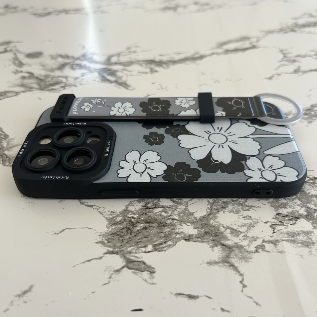 FLOWER　iPhone14Pro　ケースカバー　落下防止 スマホ/家電/カメラのスマホアクセサリー(iPhoneケース)の商品写真