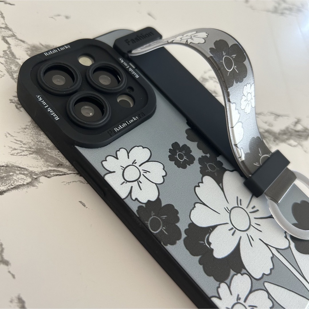 FLOWER　iPhone14Pro　ケースカバー　落下防止 スマホ/家電/カメラのスマホアクセサリー(iPhoneケース)の商品写真