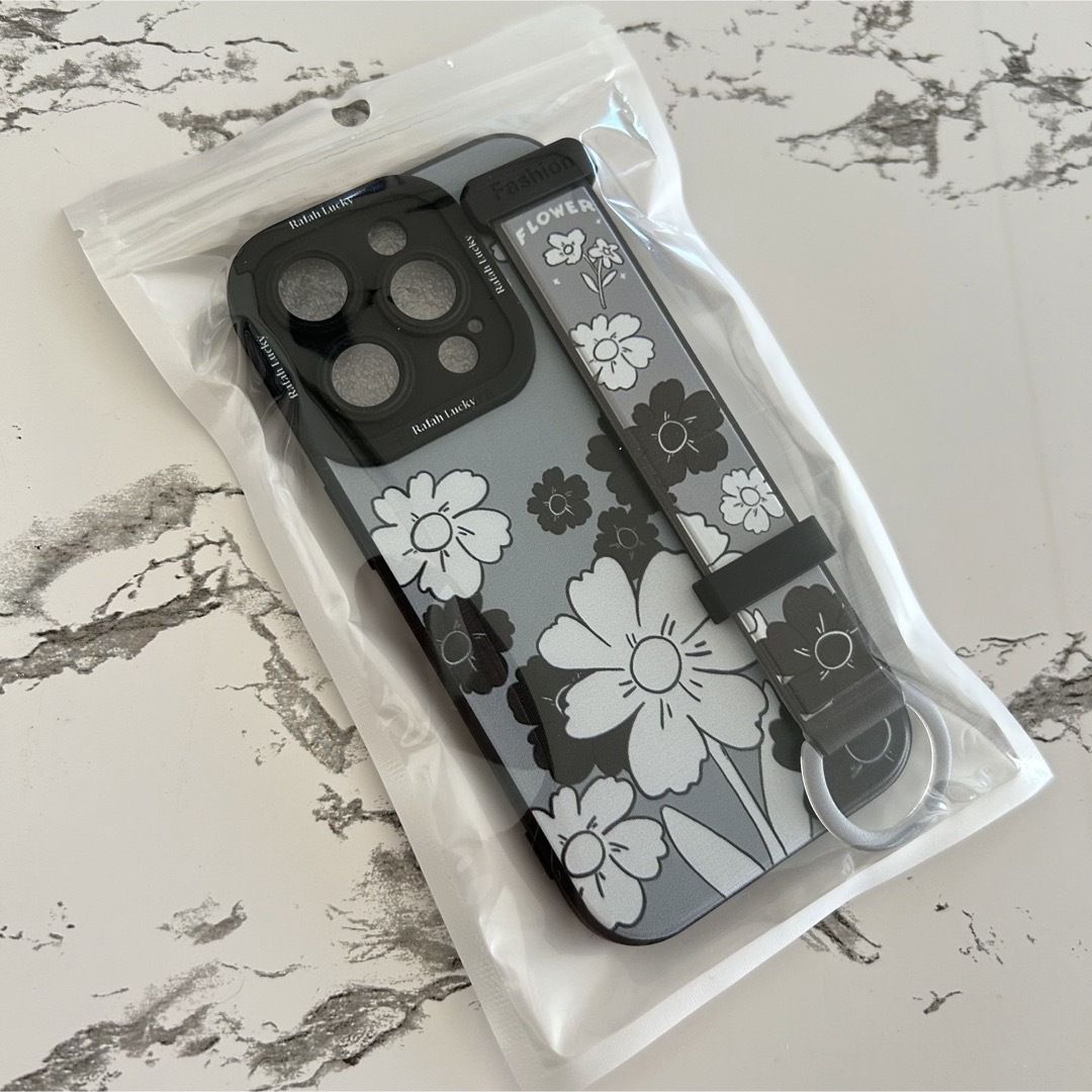 FLOWER　iPhone14Pro　ケースカバー　落下防止 スマホ/家電/カメラのスマホアクセサリー(iPhoneケース)の商品写真