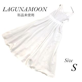 ラグナムーン(LagunaMoon)の新品未使用　LAGUNAMOON　ラグナムーン　ノースリーブワンピース　ロング丈(ロングワンピース/マキシワンピース)