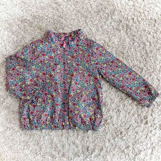 ベビーギャップ(babyGAP)のbabyGAP 花柄ウインドブレーカー 95 ナイロンジャケット 子供用 女の子(ジャケット/上着)