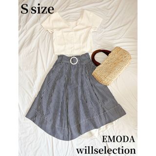 エモダ(EMODA)の美品　EMODAブラウスウィルセレクションスカート　コーデ売りまとめ売り春服夏服(ロングスカート)