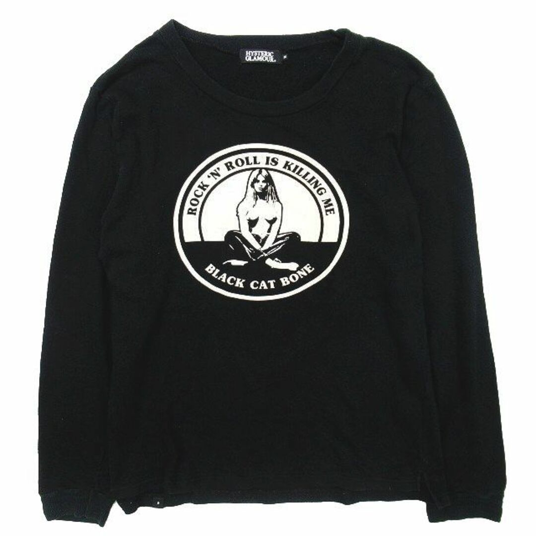 HYSTERIC GLAMOUR(ヒステリックグラマー)のヒステリックグラマー ヒスガール パイル 長袖 Tシャツ カットソー ◎ME4 メンズのトップス(Tシャツ/カットソー(七分/長袖))の商品写真