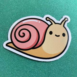 ⭐️人気⭐️カタツムリのステッカー　アニマル　Snail Sticker(車外アクセサリ)