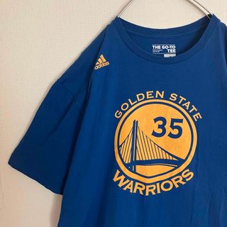 アディダス(adidas)のアディダスNBAデュラントTシャツtシャツ青ビッグロゴオーバーサイズadidas(Tシャツ/カットソー(半袖/袖なし))