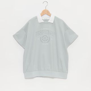 ポンポネット(pom ponette)のポンポネット新品新作タグ付き衿つきロゴTシャツ160(Tシャツ/カットソー)