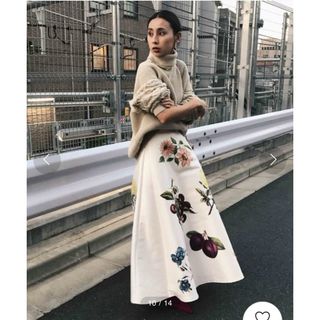 アメリヴィンテージ(Ameri VINTAGE)のAMERI ANGIE SWITCH FLARE SKIRT(ロングスカート)