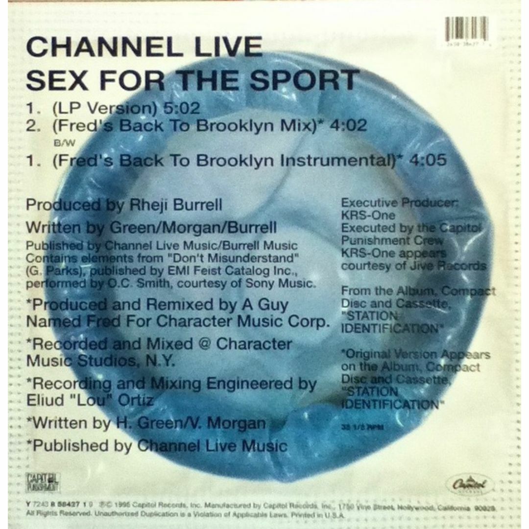 【廃盤12inch】Channel Live / Sex For The Spo エンタメ/ホビーのエンタメ その他(その他)の商品写真