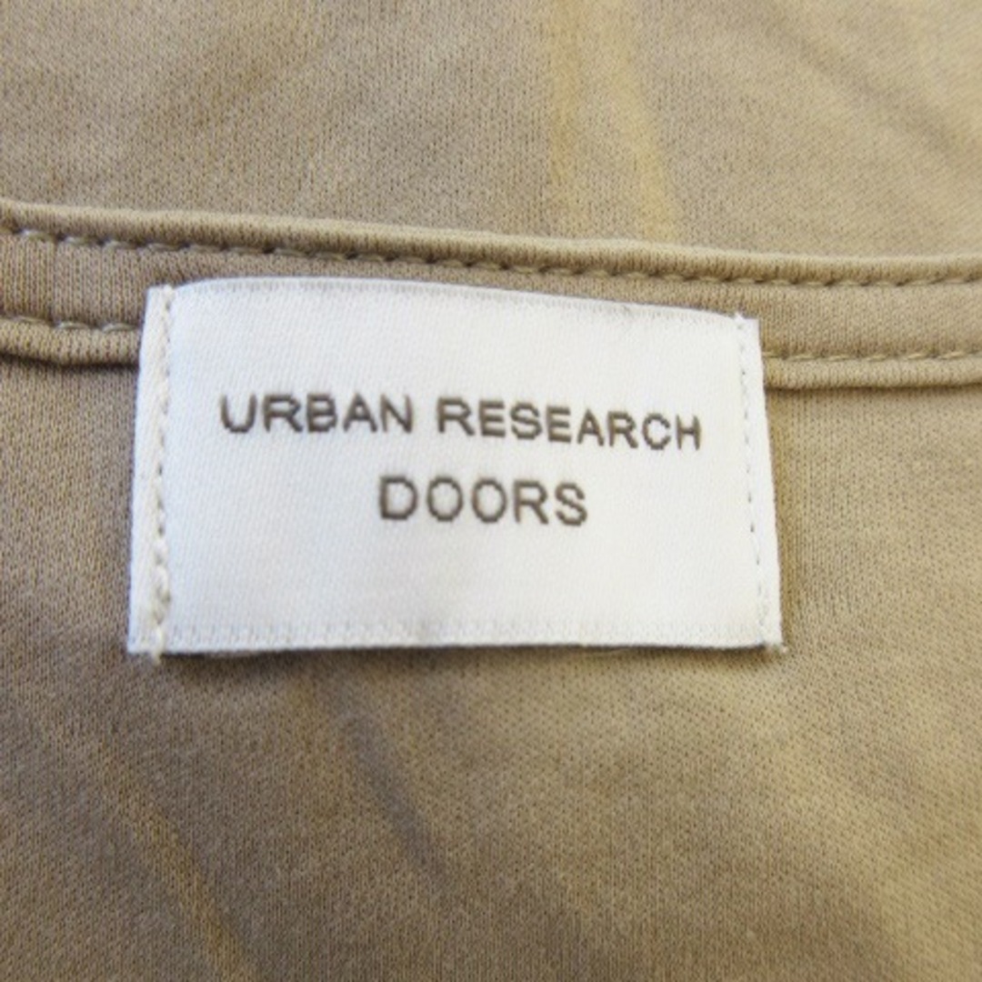 URBAN RESEARCH DOORS(アーバンリサーチドアーズ)のアーバンリサーチ ドアーズ カットソー 長袖 ストレッチ 無地 One ベージュ レディースのトップス(カットソー(長袖/七分))の商品写真