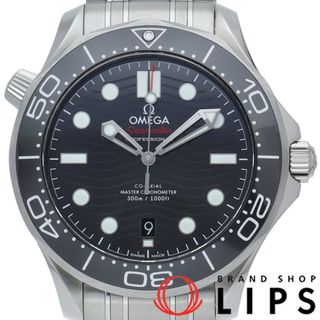 オメガ シーマスター ダイバー 300M コーアクシャル マスター クロノメーター 42mm Seamaster Diver 300M Co-Axial Master Chronometer 42mm 210.30.42.20.01.001 箱 保証書 SS メンズ時計 ブラック 仕上げ済 美品 【中古】