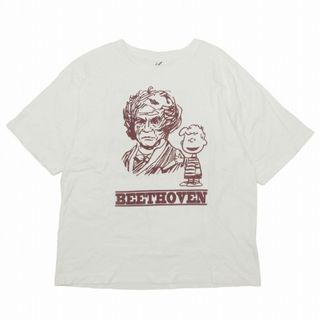 ピーナッツ(PEANUTS)の美品 ピーナッツ × スポーツウェアー バイ レリューム  Tシャツ 半袖 L(Tシャツ/カットソー(半袖/袖なし))