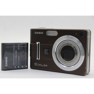 【返品保証】 カシオ Casio Exilim EX-Z55 ブラウン 3x バッテリー付き コンパクトデジタルカメラ  s8853(コンパクトデジタルカメラ)