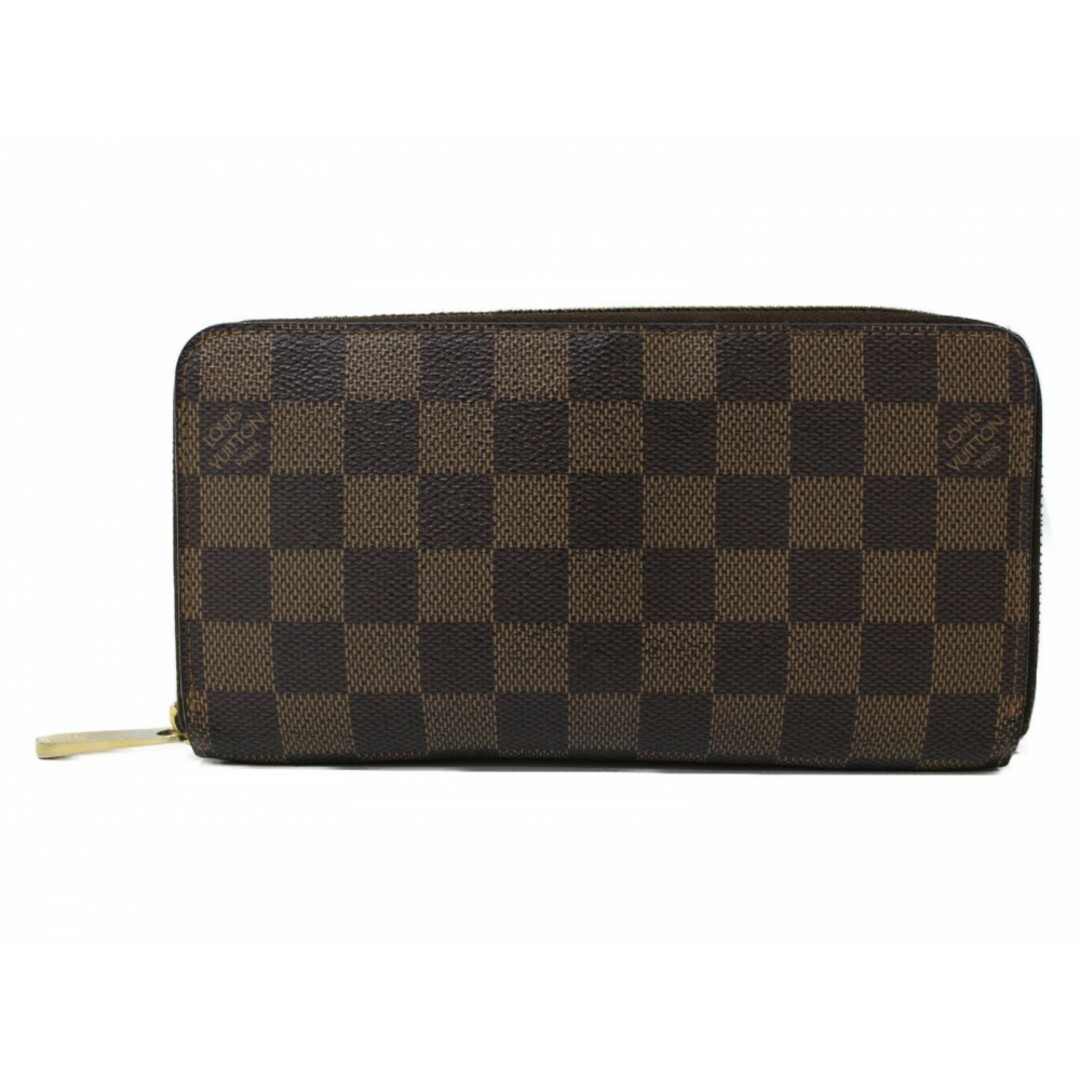 LOUIS VUITTON(ルイヴィトン)のLOUIS VUITTON　ルイヴィトン　ジッピーウォレット　N41661　ダミエ・エベヌ　キャンバス　ブラウン系　長財布　ラウンドファスナー　シンプル　定番　人気　レディース　メンズ　ユニセックス　ギフト　プレゼント包装可【中古】松前R56号店 メンズのファッション小物(折り財布)の商品写真