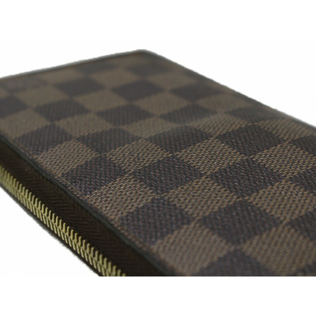 LOUIS VUITTON(ルイヴィトン)のLOUIS VUITTON　ルイヴィトン　ジッピーウォレット　N41661　ダミエ・エベヌ　キャンバス　ブラウン系　長財布　ラウンドファスナー　シンプル　定番　人気　レディース　メンズ　ユニセックス　ギフト　プレゼント包装可【中古】松前R56号店 メンズのファッション小物(折り財布)の商品写真