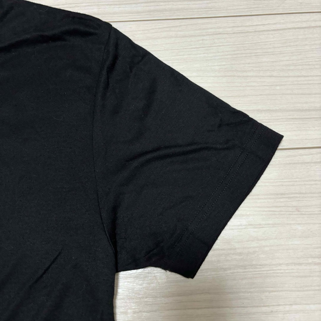 Roen(ロエン)の美品■Roen ロエン■レザーループ サテンパイピング シルク混 Tシャツ 46 メンズのトップス(Tシャツ/カットソー(半袖/袖なし))の商品写真