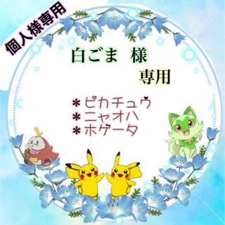 ポケモン - ポケモンヘアゴム (白ごま様 専用)