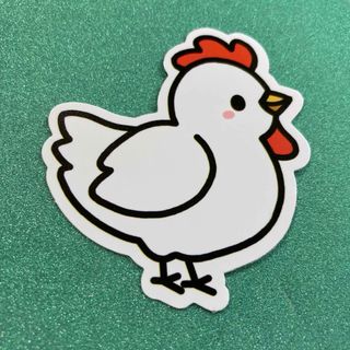 ⭐️人気⭐️ニワトリのステッカー　アニマル　Chicken Sticker(車外アクセサリ)