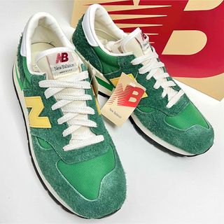 ニューバランス(New Balance)の28cm 新品 USA製 ニューバランス 990 V1 スニーカー グリーン(スニーカー)