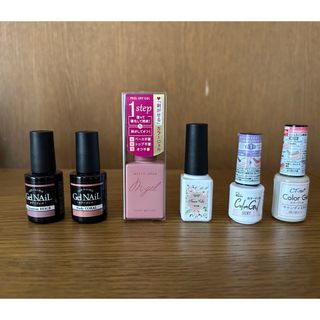 ジェルネイル まとめ売り 6本セット(カラージェル)