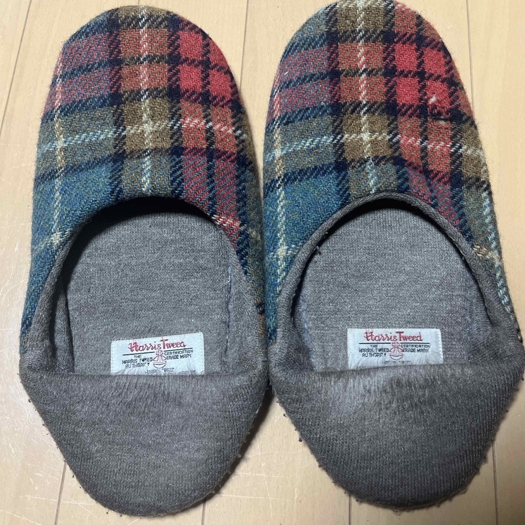 Harris Tweed(ハリスツイード)のHarris Tweed スリッパ インテリア/住まい/日用品のインテリア/住まい/日用品 その他(その他)の商品写真