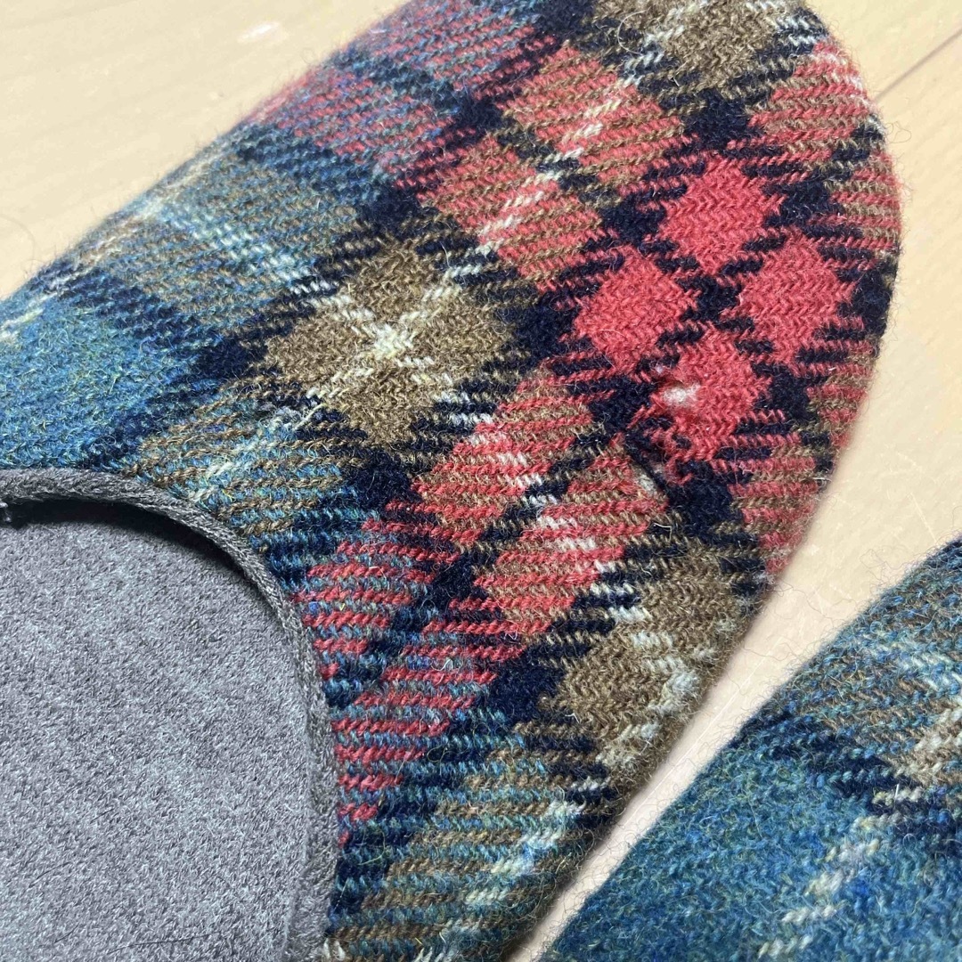 Harris Tweed(ハリスツイード)のHarris Tweed スリッパ インテリア/住まい/日用品のインテリア/住まい/日用品 その他(その他)の商品写真