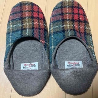 Harris Tweed スリッパ