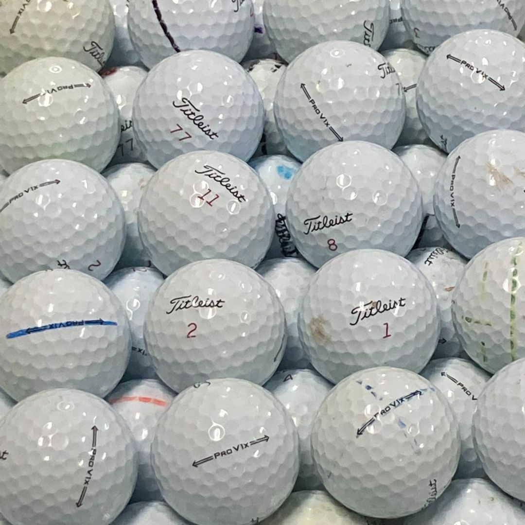 Titleist(タイトリスト)の214 ★ロストボール タイトリストPRO V1x 2021年 ホワイト30球B スポーツ/アウトドアのゴルフ(その他)の商品写真