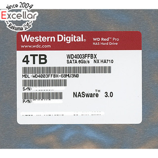ウェスタンデジタル(Western Digital)のWestern Digital製HDD　WD4003FFBX　4TB SATA600 7200(PC周辺機器)