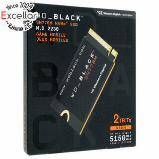 ウェスタンデジタル(Western Digital)のWestern Digital製 SSD　WD_Black SN770M NVMe SSD WDS200T3X0G　2TB(PC周辺機器)