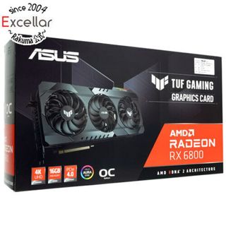 アンジェロガルバス(ANGELO GARBASUS)のASUS製グラボ　TUF-RX6800-O16G-GAMING　PCIExp 16GB 元箱あり(PCパーツ)