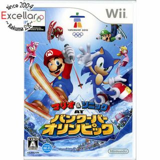 ウィー(Wii)のマリオ＆ソニック AT バンクーバーオリンピック　Wii　説明書なし・ディスク傷(家庭用ゲームソフト)