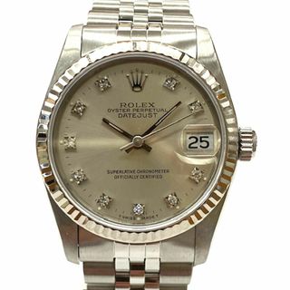 ロレックス(ROLEX)のROLEX ロレックス デイトジャスト ボーイズサイズ ６８２７４Ｇ Ｎ番 １０ＰＤ ＳＳ 自動巻き メンズ レディース 腕時計 ウォッチ(腕時計)