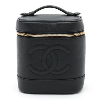 シャネル(CHANEL)のシャネル ココマーク キャビアスキン バニティバッグ （22430053）(ポーチ)