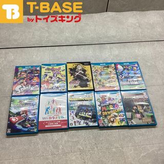 任天堂/Nintendo/ニンテンドー WiiU スプラトゥーン スーパーマリオブラザーズU マリオカート8 ニンテンドーランド 等ソフト10点セット(家庭用ゲームソフト)