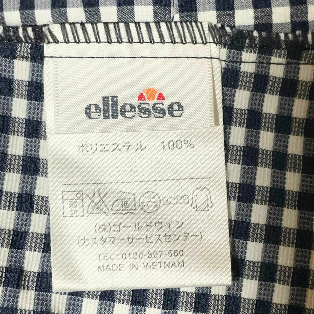 ellesse(エレッセ)のエレッセ ellesse ストレッチパンツ S ギンガムチェック ウエストゴム  レディースのパンツ(カジュアルパンツ)の商品写真