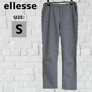 エレッセ(ellesse)のエレッセ ellesse ストレッチパンツ S ギンガムチェック ウエストゴム (カジュアルパンツ)