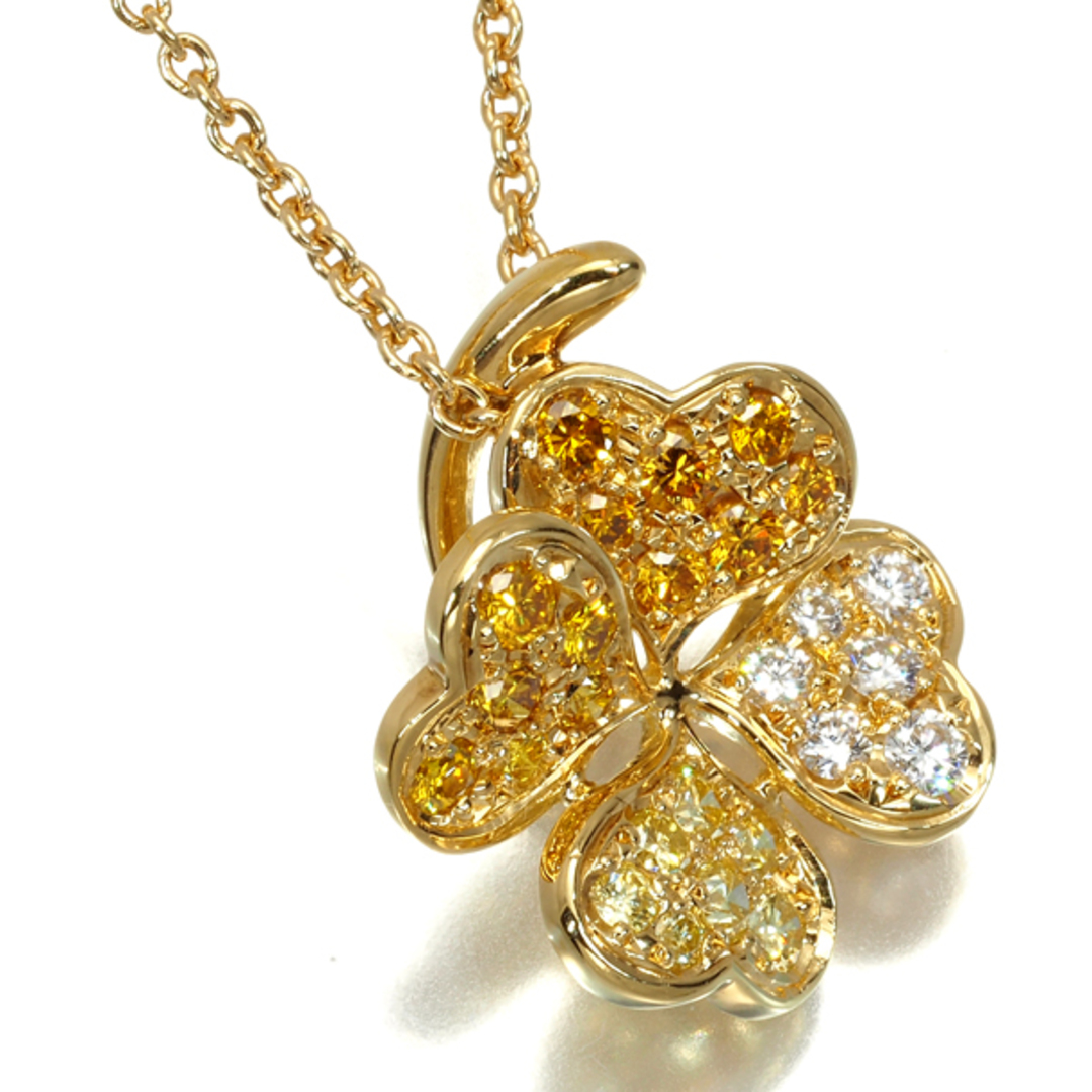 MIKIMOTO - ミキモト ネックレス イエロー&クリア ダイヤ 0.47ct MIKIMOTO - ミキモト ネックレス イエロー&クリア ダイヤ 0.47ct