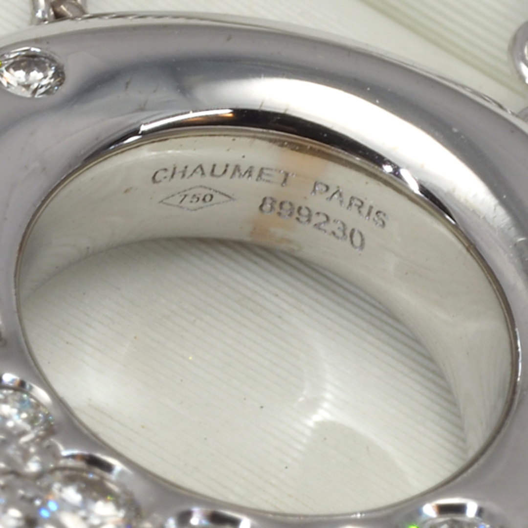 CHAUMET(ショーメ)のショーメ ネックレス ダイヤ アノー キャビア  K18WG 保証書 レディースのアクセサリー(ネックレス)の商品写真
